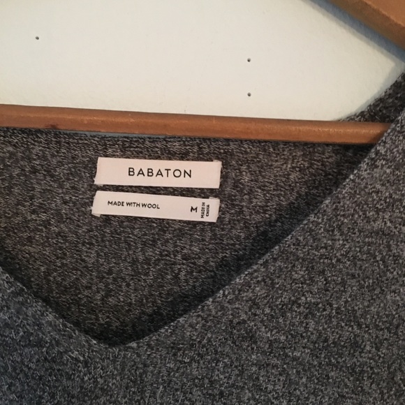 Aritzia Classic Grey Sweater - Picture 3 of 4